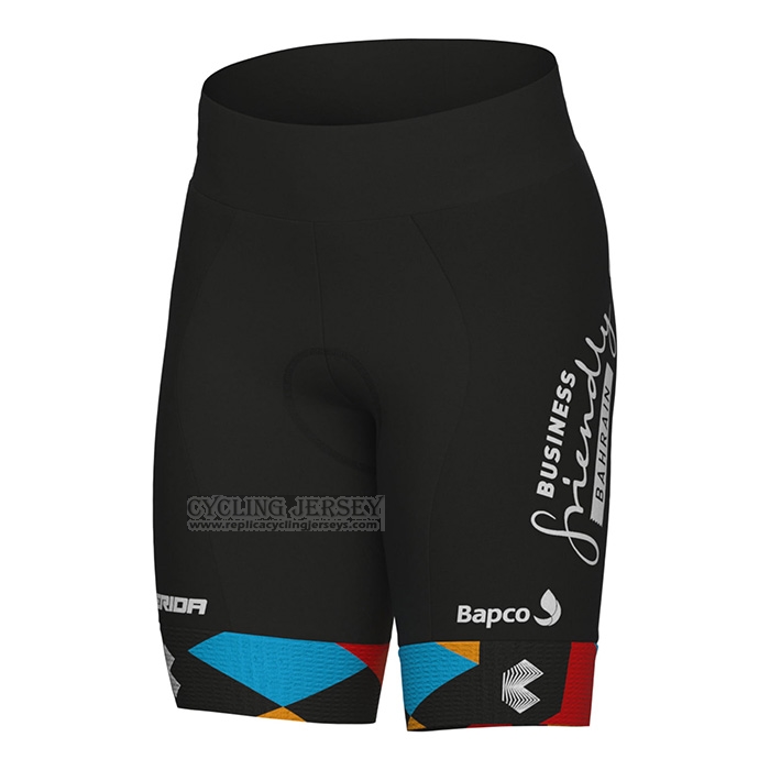 2022 Wind Vest Bahrain Victorious Red Short Sleeve and Bib Short